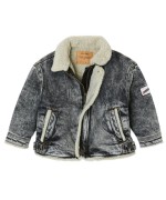 Kids Denim Jacket YOPDAY Snow Black