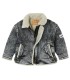 Kids Denim Jacket YOPDAY Snow Black