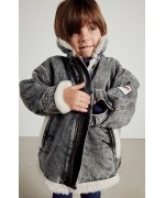 Kids Denim Jacket YOPDAY Snow Black