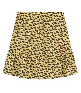 Yellow Animal Slug Skirt