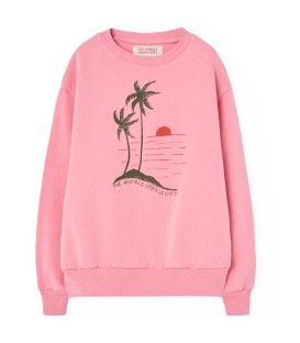 Pink Sunset Bear Sweatshirt