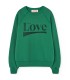 Green Love Shark Sweatshirt