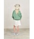 Green Love Shark Sweatshirt