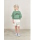 Green Love Shark Sweatshirt