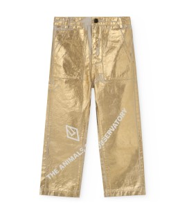 Gold Shiny Condor Pants