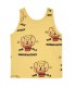 Yellow Macaque Baby Tank Top