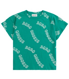 Wavy Bobo Choses AOP S/sleeve Green T-shirt