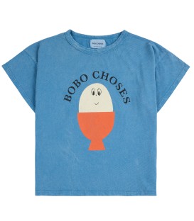 Morning Egg S/sleeve Blue T-shirt