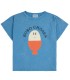 T-shirt azul m/curta Morning Egg 