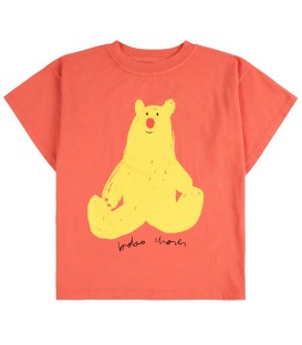 Hug Me Bear S/sleeve Red T-shirt