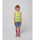 Funny Snail AOP Yellow Tank Top