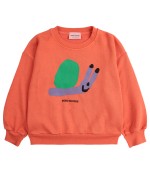 Funny Snail Red Sweatshirt