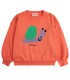 Funny Snail Red Sweatshirt