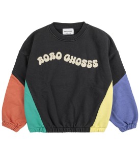 Wavy Bobo Black Sweatshirt