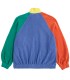 Smiling Color Block Terry Cloth Zipped Sweatshirt