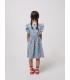 Morning Egg AOP Ruffle Dress