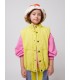 Smiling Yellow Denim Vest