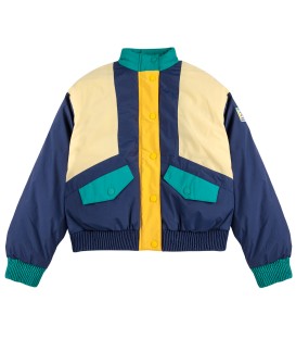 Smiling Color Block Jacket