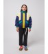 Smiling Color Block Jacket