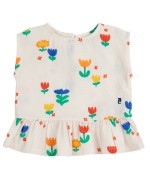 Blusa de Bebé de tecido Garden Party AOP 