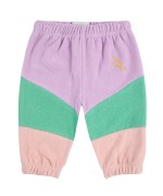 Lilac Color Block Baby Jogging Pants