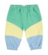 Green Color Block Baby Jogging Pants