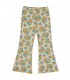 Flowers Rib Wide Pants