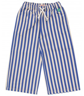 Stripes Woven Pants Vanilla/Ultramarine