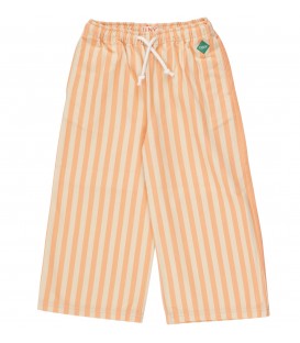 Stripes Woven Pants Vanilla/Papaya