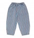 Stripes Multicolor Pants Light Blue Denim