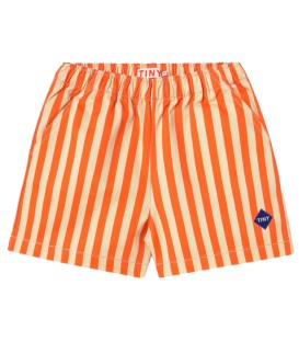 Stripes Shorts Vanilla/Summer Red