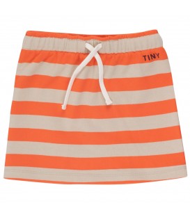 Stripes Tiny Skirt Summer Red/Dark Vanilla