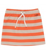 Stripes Tiny Skirt Summer Red/Dark Vanilla