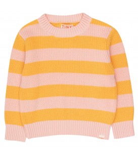 Stripes Sweater Yellow/Pastel Pink