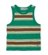 Vest Bottle Green stripe