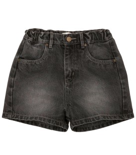 Denim Short Faded Black