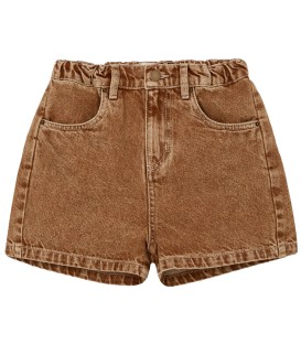 Denim Short Camel Stonewashed