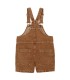 Short Dungaree Camel Stonewashed