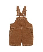 Short Dungaree Camel Stonewashed