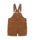 Short Dungaree Camel Stonewashed