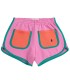 Color Block Pink Shorts