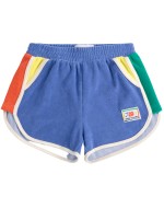 Smiling Color Block Terry Shorts