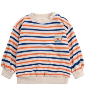 Striped Terry Baby Sweatshirt