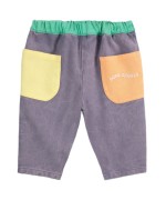 Color Block Woven Baby Pants