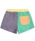 Color Block Woven Baby Shorts