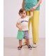 Color Block Woven Baby Shorts