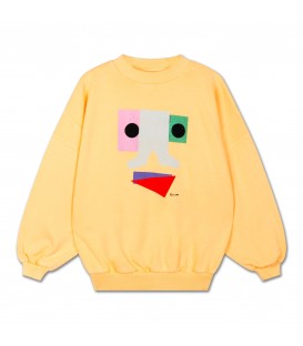 Crewneck Sweater Apricot Orange