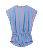 Playsuit Summer Blue Elderberry Stripe