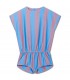 Playsuit Summer Blue Elderberry Stripe