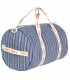 Stripes Denim Duffle Bag